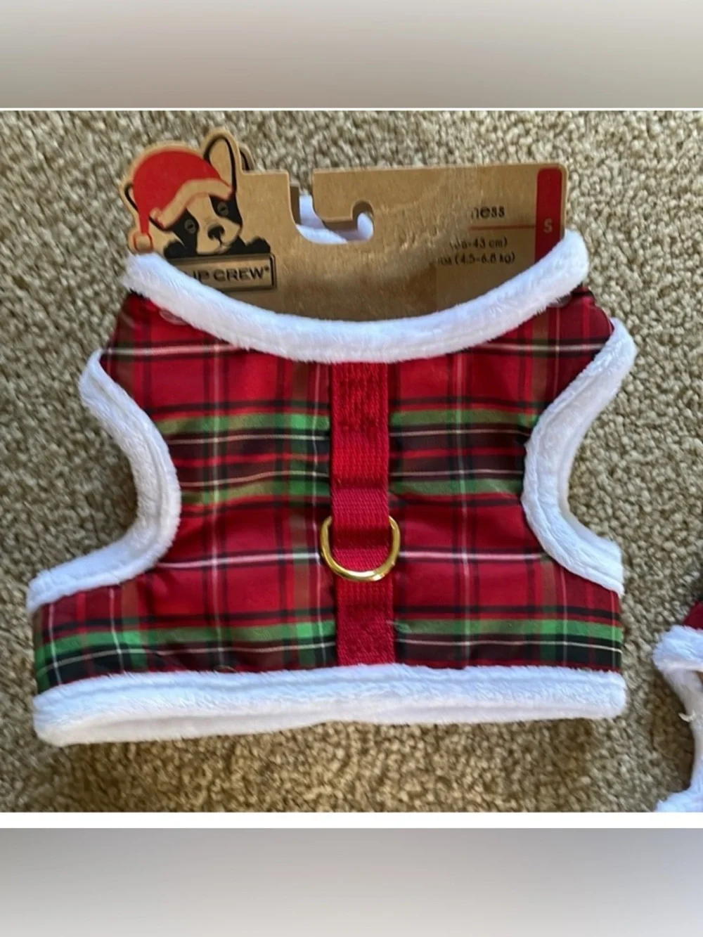 Dog holiday harness extra small